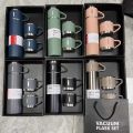 500ML 304 Stainless Steel Vacuum Insulated Bottle Gift Set Office Business Style Coffee Mug Thermos Bottle Portable Flask Carafe. 
