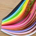 Small Quilling Paper and Tool Craft Kit Quilling Strips 5mm width, 9.5inch long, 10 colours, 15 trips of each colour. 