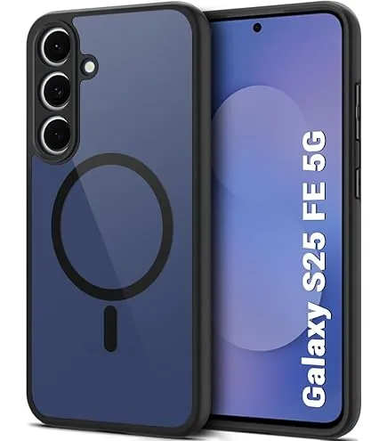 For%20Samsung%20Galaxy%20S25/S25%20FE/S24/S24%20FE/S23FE/S23%20plus%20/24%20plus%20/S25%20plus%20MagSafe%20Compatible%20Shockproof%20Transparent%20Slim%20Fit%20Wireless%20Charging%20supported%20Frosted%20Border%20Phone%20Back%20Case%20Mobile%20Cover%20-%20Image%207