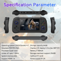 G28 Retro Handheld Video Game Console 64GB 10000+Game 4.3 Inch Screen Linux Pocket Player for /PS1/N64 Simulator A. 