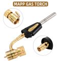 MAPP Propane Gas Welding Torches Metal Turbotorch Brazing Solder Plumbing Blow Torch Soldering Tool. 