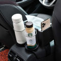 Car Tissue Box Storage Cup Holder Armrest Box Internet Celebrity Same Style Paper Extraction Box Creative Car Storage Multifunctional. 