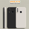 Original For VIVO Y15 Silicone Full Cover Case Anti-fingerprint Phone Case Cover.