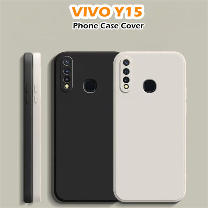 Original For VIVO Y15 Silicone Full Cover Case Anti-fingerprint Phone Case Cover