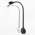 Black  DC12V 24V 3W RV Boat LED Reading Light with USB Charing rt, Gooseneck Touch Dimmable Yacht Truck Map Chart Lamp. 