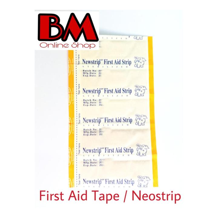 Neostrip Newstrip ( First Aid Strip Tape ) - One Time Bandages -100Pcs
