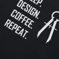 Eat Sleep Design Repeat Funny Architect Architecture T Shirts Streetwear Short Sleeve O-Neck Harajuku T-shirt Men. 