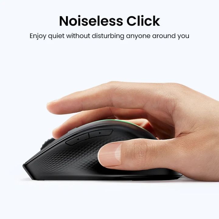 UGREEN%20Wireless%20Mouse%20Bluetooth%205.0%20Ergonomic%204000%20DPI%206%20Mute%20Buttons%20For%20MacBook%20Computer%20Tablet%20Laptop%20PC%202.4G%20Mice%20Mouse%20-%20Image%205