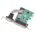 RS232 RS-232 Serial Port COM & DB25 Printer Parallel Port. 