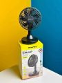 Awei F29 Desktop Oscillating 3600mah Rechargeable Fan- Black. 