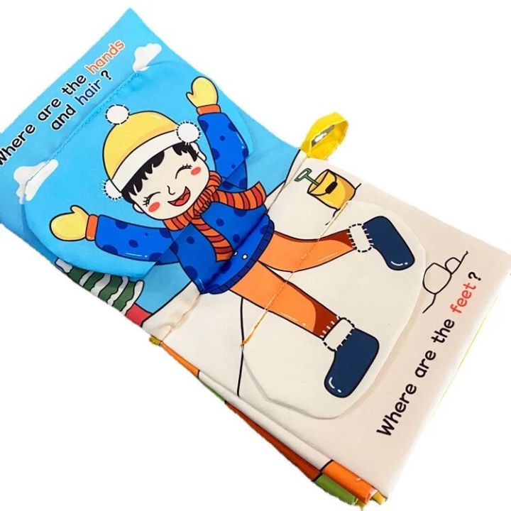 3D%20Cloth%20Book%20Toddler%20Montessori%20Toys%20DIY%20Craft%20Castle%20Rainbow%20Handmade%20Book%20Busy%20Board%20Baby%20Early%20Learning%20Education%20Basic%20Life%20-%20Image%203