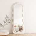 Wavy Floor Mirror63 X 24Full Length Mirror Stand Flannel Irregular Wavy Mirror.