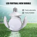 LED Folding Football UFO Lamps Bulb Super Bright High Power5 Leaf 30W , for Bedroom Restaurant Study Room Mall. 