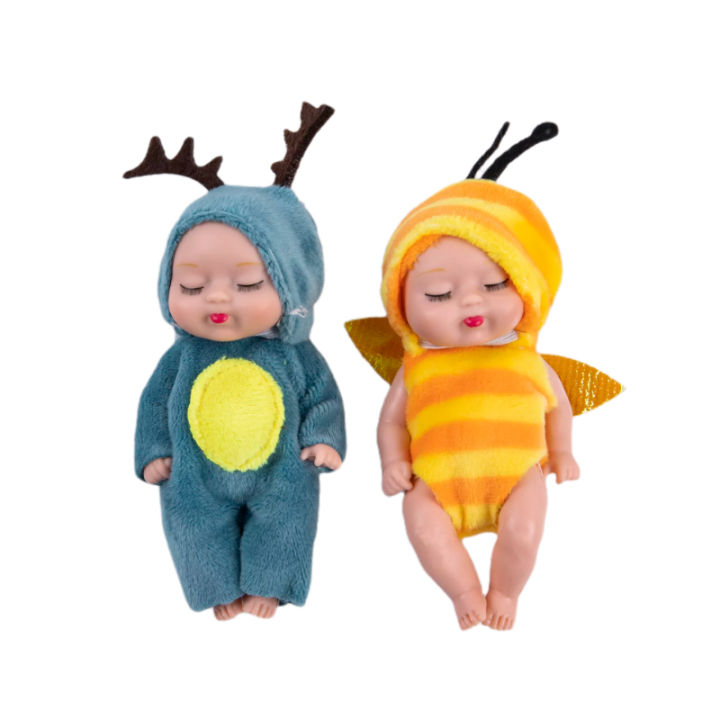 Cute%20Animal%20Baby%20Doll%203.5inch%20Deer/Bee/Bear%20Sleep%20Baby%20Simulated%20Reborn%20Doll%20Toy%20Eatop%20-%20Image%205