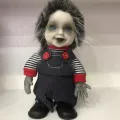 GC Halloween Ghost Doll Electric Animated Doll With Sound Light Walking Toys For Haunted House Halloween Party Decoration. 