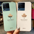 For VIVO Iqoo Neo 7 Pro Case Shining Maple Leaves Design Full Protection Soft Silicone for VIVO Iqoo Neo 7 Back Cover. 