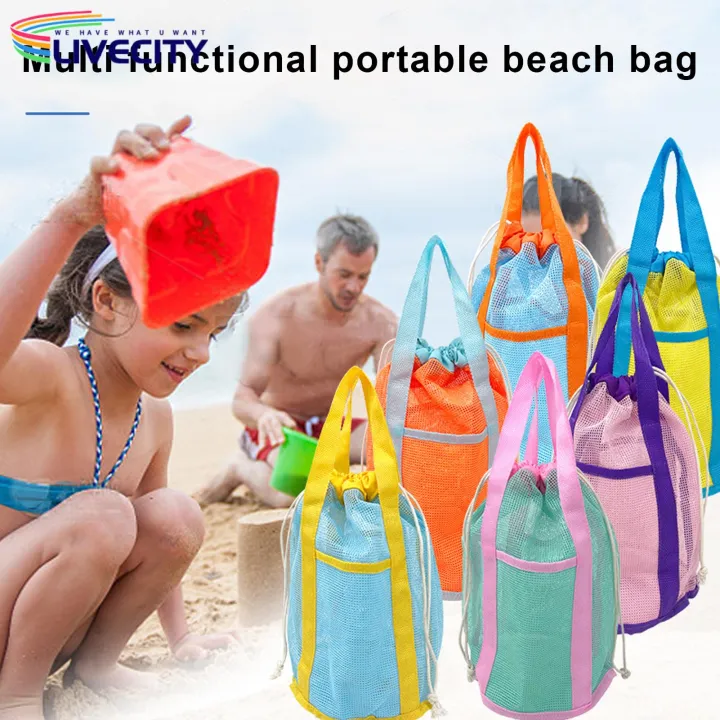 Children%20Mesh%20Beach%20Tote%20Large%20Capacity%20Quick%20Dry%20Beach%20Bag%20with%20Drawstring%20Closure%20Perfect%20for%20Baby%20Toys%20Seashells%20Travel%20Toiletries%20Portable%20Durable%20Mesh%20Handbag%20with%20Drainage%20for%20Shower%20for%20Kids%20-%20Image%203