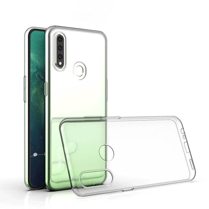 Oppo A31 Clear Soft TPU Ultra-Thin Transparent Mobile Back Cover