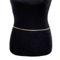 Indian Snake Chain Waist Body Jewelry Accessory Simple Africa Fashion Belly Belt Gold Color Necklace for Women Waistband.