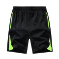 Abibas Men's Sport Shorts Polyester Knitted Breathable Durable Elastic Dry-fit Running Hiking Pants with Zipper Pockets. 