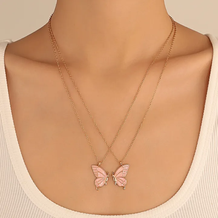 Couple%20Necklace%20for%20Women%20Valentine's%20Day%20Chain%20for%20Best%20Friend%20Lovers%20Friendship%20Jewelry%20-%20Image%203