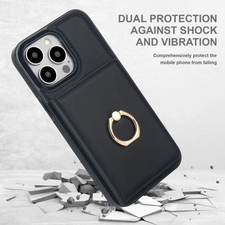 For%20iPhone%2012%2011%20Pro%20XS%20Max%20XR%20X%207%208%20SE2%20Mini%20Phonrelaxe%20Case,%20Folding%20Card%20Bag%20Ring%20Bracket%20Leather%20Cover%20-%20Image%203