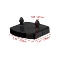 10Pieces Black Replacements Sofa Bed Slat Base Plastic Centre Caps or End Caps Holders Furniture Parts Inner Rubber Sleeve. 