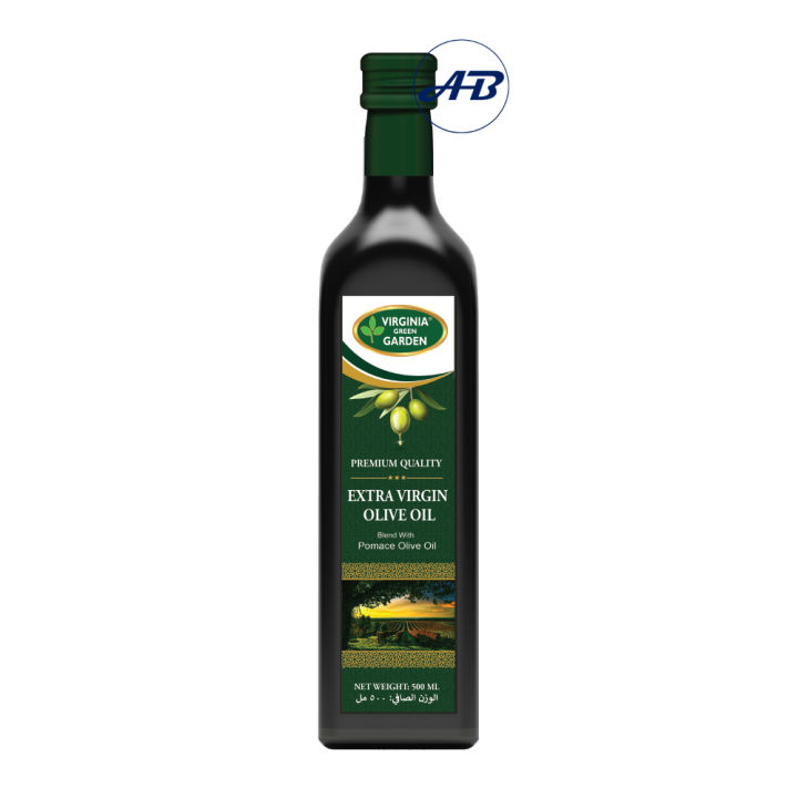 VIRGINIA GREEN GARDEN EXTRA VIRGIN OLIVE OIL BLEND WITH POMACE OLIVE OIL 500ml product of Spain