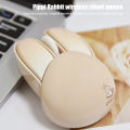 【Funny Bunny Toy Store】Wireless Mouse Kawaii Rabbit Shape Mice Ergonomic 3D Office Mute Mouse for Kid Girl for Desktop Computer Laptop. 