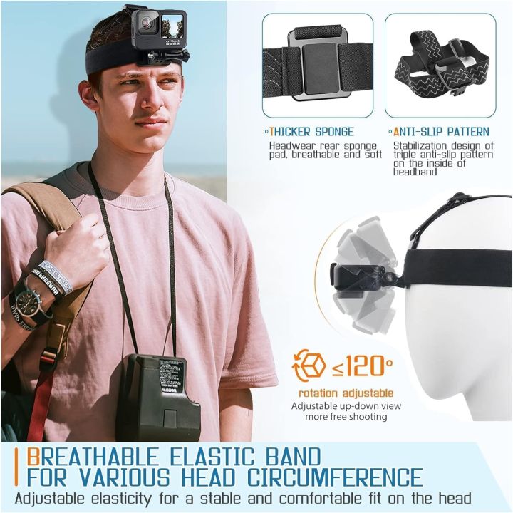 Action%20Camera%20Head%20Strap%20Mount%20%E2%80%93%20Adjustable%20Headband%20for%20GoPro%20&%20Sport%20Cameras%20-%20Image%205