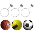 4 Pcs Wall Mount Sports Ball Holder Display for Medicine Ball.