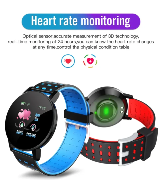 119%20Smart%20Watch%20Men%20Women%20Heart%20Rate%20Blood%20Pressure%20Monitoring%20Bluetooth%20Smartwatch%20Fitness%20Tracker%20Watch%20Sport%20For%20Android%20IOS%20-%20Image%204