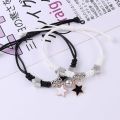1 Pair Charm Magnet Couple Bracelet for Women Magnetic Attraction Ball Heart Key Lock Link Wrist Chain Best Friend Jewelry Gift. 