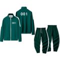 Sport Jacket For Squid Game Stand Collar Zipper Sports Coat Comfortable Jacket. 