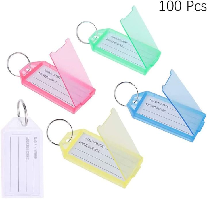 Key%20Chain,%20ELECDON%2010%20Pcs%20Classified%20Tag%20Luggage%20Assorted%20Color%20Plastic%20Key%20Chain%20Labels%20for%20Pets%20Hotel%20Home%20Office%20Key%20Cabinet%20-%20Image%208