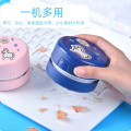 Desktop Vacuum Cleaner Rubber Scrap Mini Handheld Desktop Cleaner Commemorative Seal. 
