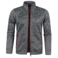 Men's Knitted Sweater Spring Autumn Casual Solid Knitwears Zipper Cardigans Long Sleeve Knit Sweaters Cardigan Sweat-Shirt Coat. 