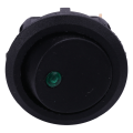 32PCS LED Dot Light 12V Car Auto Boat Round Rocker ON/OFF TOGGLE SPST SWITCH.