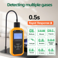 1Set Rechargeable Gas Detector Sniffer Handheld Natural Gas Detector Locate Sources Gas. 