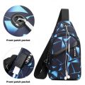 Fashion Men Casual Multifunction Shoulder Bag Travel Crossbody Bag On Shoulder Sling Pouch Pack Messenger Chest Bags For Male.