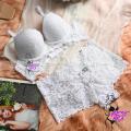 Best Bra Premium New White Soft Comfortable Lace Foam Paded Pushup Bra And Panty Set For Beautiful Women And Sexy Girls - Bra Panty Set. 