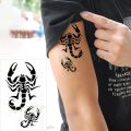 Waterproof Temporary Tattoo Sticker black Clover Maple leaf tattoo flash tatoo Water Transfer tatto for Woman Man. 