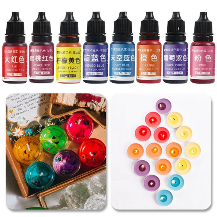 Candle Colorant Liquid Aromatherapy Pigment High Concentration Soap Coloring Candle Fragrances Handmade Candle Pigments