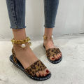 2023 New Summer Women Beaded Pearly Sandals Slippers Shoes Ladies Flats Sandals Flip Flop Casual Flat Slingback Sandals Shoes 43.