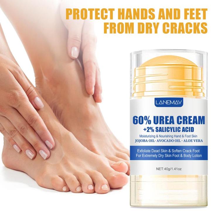 60% Urea Foot Hand Care Cream Stick Used For Heel Care Deeply Moisturizing And Nourishing Your Dry Rough Skin A8L0