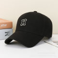 Internet celebrity lettersinsMen's Korean-Style Peaked CapHBaseball Cap Women's Fashion Casual Korean Style Fashion Sun Hat.