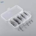 1 Set Fishing Hooks Durable Sea Fish Hook Kit Black S. 