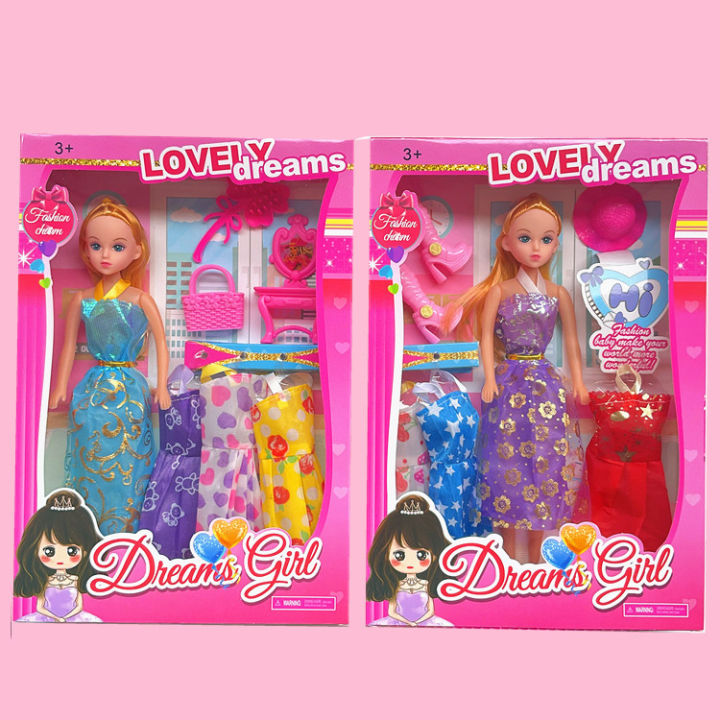 Sweet Barbie Doll Gift Box Set Girls Toy Playing Home Training Class Prizes Stalls Wholesale Dress Up Princess