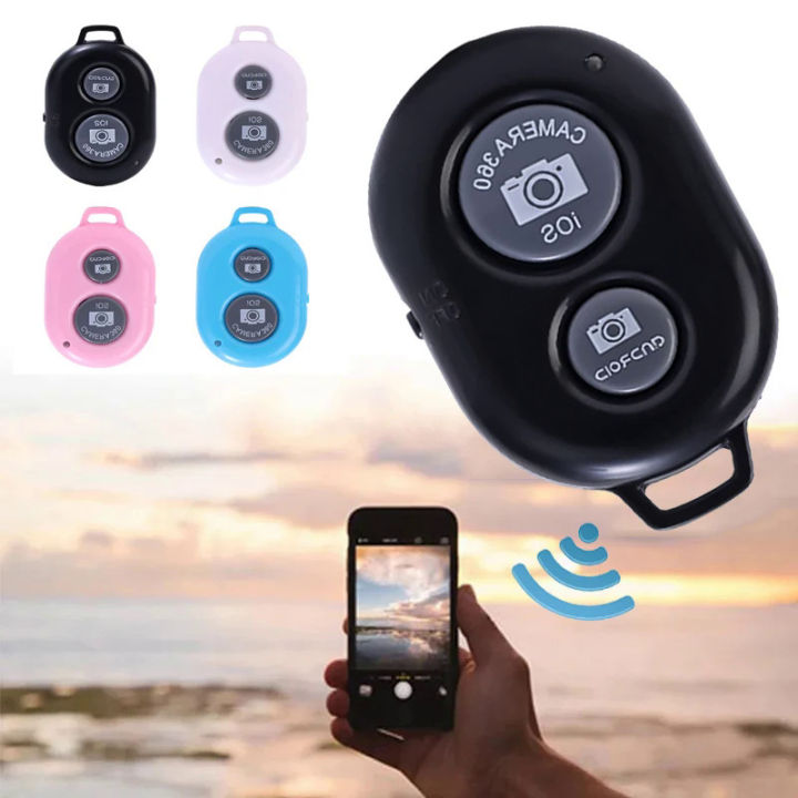 Mini Bluetooth Remote Control Phone Selfie Wireless Controller For IOS Android Phone Self-Timer Camera Stick Shutter Release