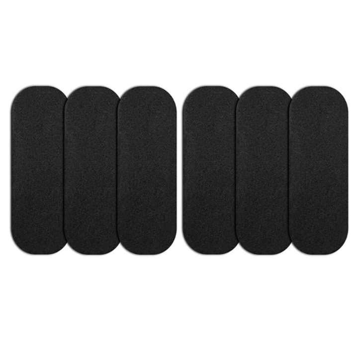 6Pcs Ceiling Fan Filters-High-Efficiency Activated Carbon Air Filters Universal Ceiling Fan Blades Filters Accessories